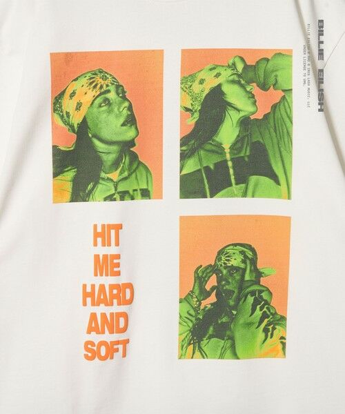 green label relaxing / グリーンレーベル リラクシング Tシャツ | 【別注】＜Bravado＞ビリー・アイリッシュ「HIT ME HARD AND SOFT」Tシャツ | 詳細5