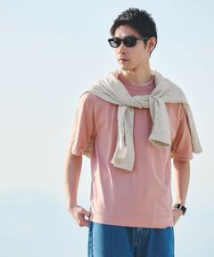 green label relaxing / グリーンレーベル リラクシング Tシャツ | ヒート シールド 半袖 Tシャツ -マシンウォッシャブル・UVカット・接触冷感・遮熱-