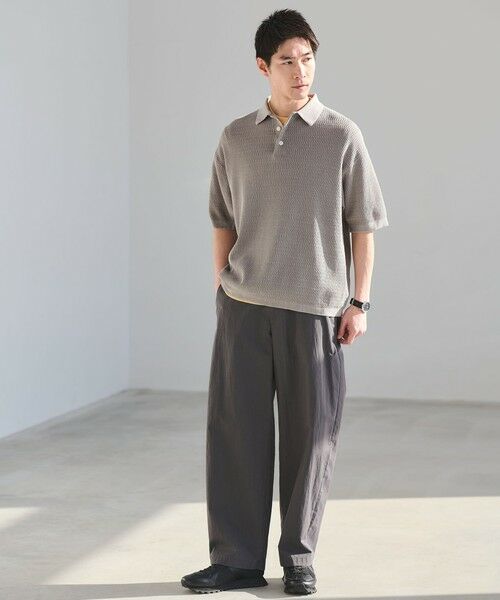 green label relaxing / グリーンレーベル リラクシング ポロシャツ | 【別注】＜Healthknit＞ガーメントダイ ニット 半袖 ポロシャツ | 詳細1