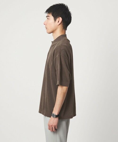 green label relaxing / グリーンレーベル リラクシング ポロシャツ | 【別注】＜Healthknit＞ガーメントダイ ニット 半袖 ポロシャツ | 詳細9