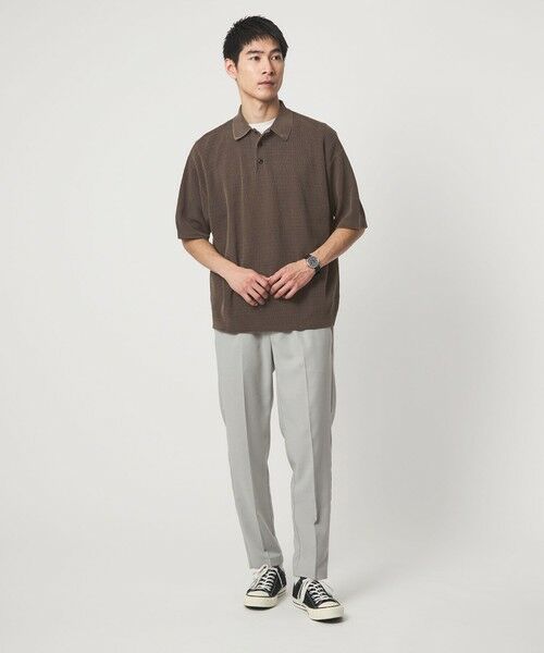 green label relaxing / グリーンレーベル リラクシング ポロシャツ | 【別注】＜Healthknit＞ガーメントダイ ニット 半袖 ポロシャツ | 詳細7