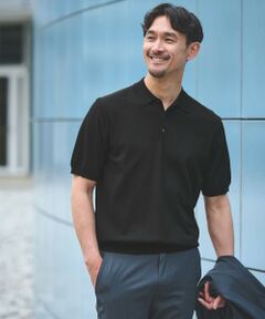 green label relaxing / グリーンレーベル リラクシング ポロシャツ | 【WEB限定】JUST fit ジャケイン ニット 半袖 ポロシャツ