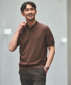 green label relaxing / グリーンレーベル リラクシング ポロシャツ | 【WEB限定】JUST fit ジャケイン ニット 半袖 ポロシャツ