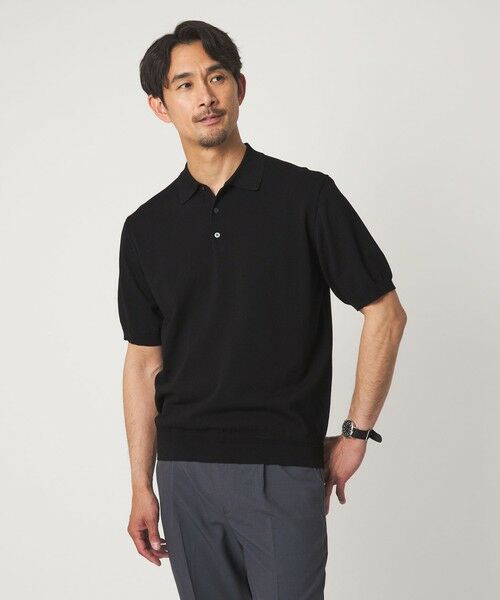 green label relaxing / グリーンレーベル リラクシング ポロシャツ | 【WEB限定】JUST fit ジャケイン ニット 半袖 ポロシャツ | 詳細2