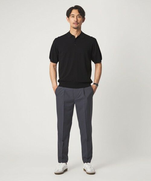 green label relaxing / グリーンレーベル リラクシング ポロシャツ | 【WEB限定】JUST fit ジャケイン ニット 半袖 ポロシャツ | 詳細3