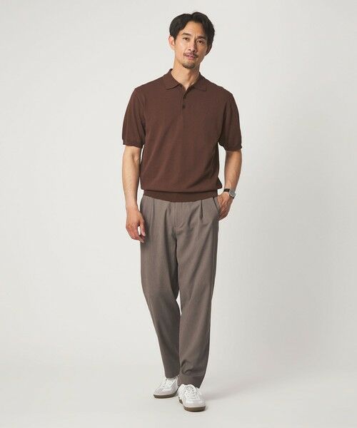 green label relaxing / グリーンレーベル リラクシング ポロシャツ | 【WEB限定】JUST fit ジャケイン ニット 半袖 ポロシャツ | 詳細13