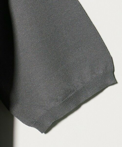 green label relaxing / グリーンレーベル リラクシング ニット・セーター | 【WEB限定】JUST fit ジャケイン モックネック 半袖 ニット | 詳細11