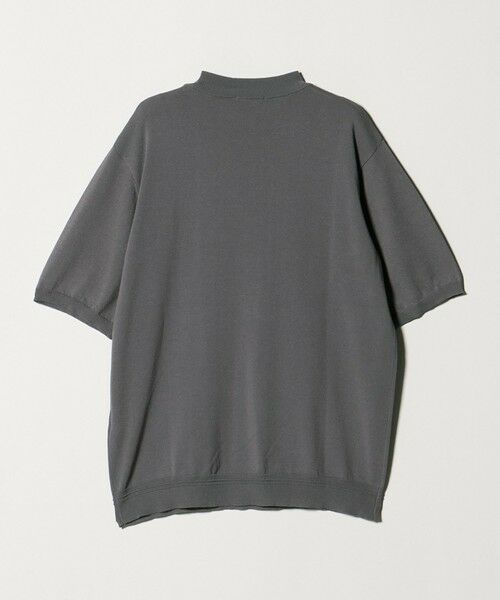 green label relaxing / グリーンレーベル リラクシング ニット・セーター | 【WEB限定】JUST fit ジャケイン モックネック 半袖 ニット | 詳細9