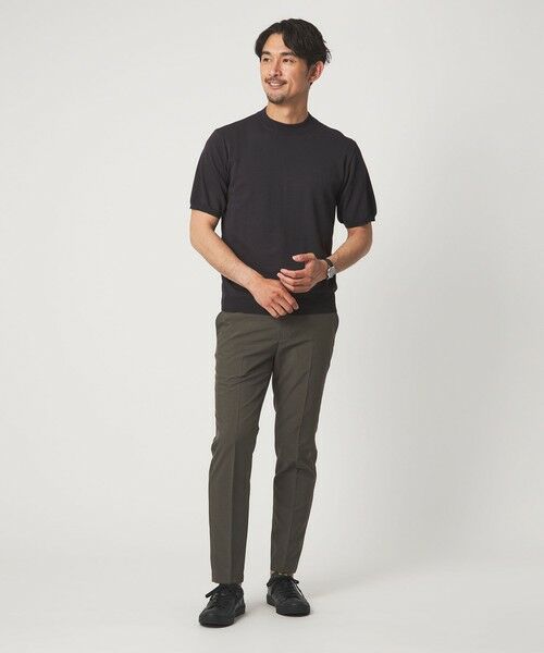 green label relaxing / グリーンレーベル リラクシング ニット・セーター | 【WEB限定】JUST fit ジャケイン モックネック 半袖 ニット | 詳細17