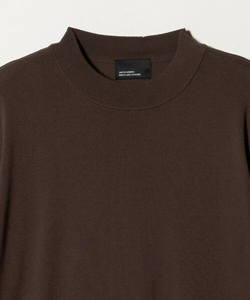 green label relaxing / グリーンレーベル リラクシング ニット・セーター | 【WEB限定】JUST fit ジャケイン モックネック 半袖 ニット | 詳細21