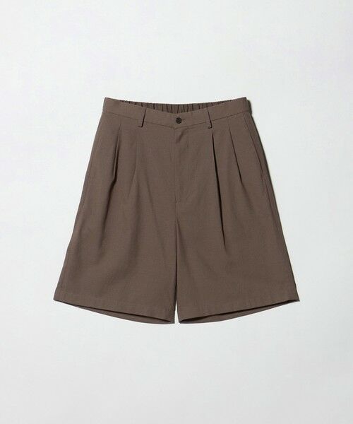 green label relaxing / グリーンレーベル リラクシング ショート・ハーフ・半端丈パンツ | TR 和紙 2プリーツ ショート パンツ ショーツ | 詳細17