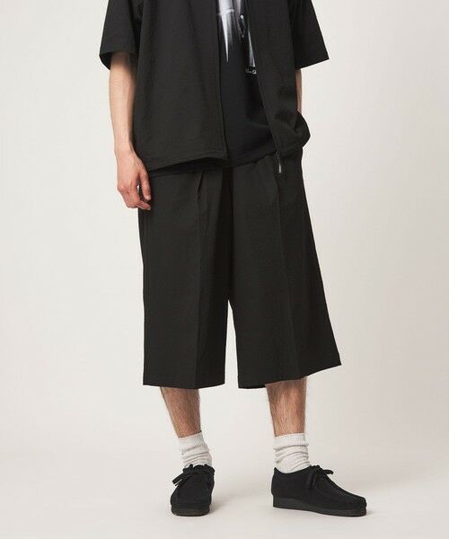 green label relaxing / グリーンレーベル リラクシング ショート・ハーフ・半端丈パンツ | 【WEB限定】＜GLR or＞ワイド ショーツ -吸水速乾- | 詳細2