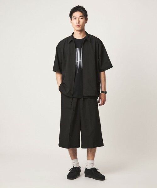 green label relaxing / グリーンレーベル リラクシング ショート・ハーフ・半端丈パンツ | 【WEB限定】＜GLR or＞ワイド ショーツ -吸水速乾- | 詳細3