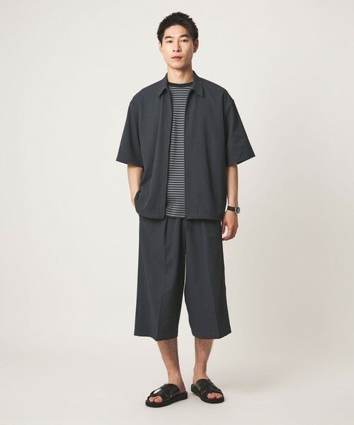 green label relaxing / グリーンレーベル リラクシング ショート・ハーフ・半端丈パンツ | 【WEB限定】＜GLR or＞ワイド ショーツ -吸水速乾- | 詳細8