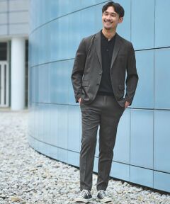 green label relaxing / グリーンレーベル リラクシング セットアップ | 【WEB限定】JUST fit エアリーカルゼ ナロー セットアップ-2WAYストレッチ・吸水速乾-