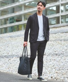 green label relaxing / グリーンレーベル リラクシング セットアップ | 【WEB限定】JUST fit エアリーカルゼ ナロー セットアップ-2WAYストレッチ・吸水速乾-