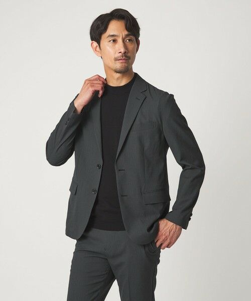 green label relaxing / グリーンレーベル リラクシング セットアップ | 【WEB限定】JUST fit エアリーカルゼ ナロー セットアップ-2WAYストレッチ・吸水速乾- | 詳細3