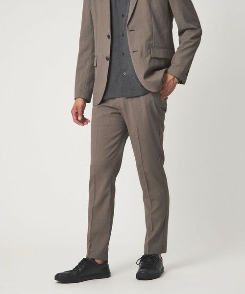 green label relaxing / グリーンレーベル リラクシング セットアップ | 【WEB限定】JUST fit エアリーカルゼ ナロー セットアップ-2WAYストレッチ・吸水速乾- | 詳細6