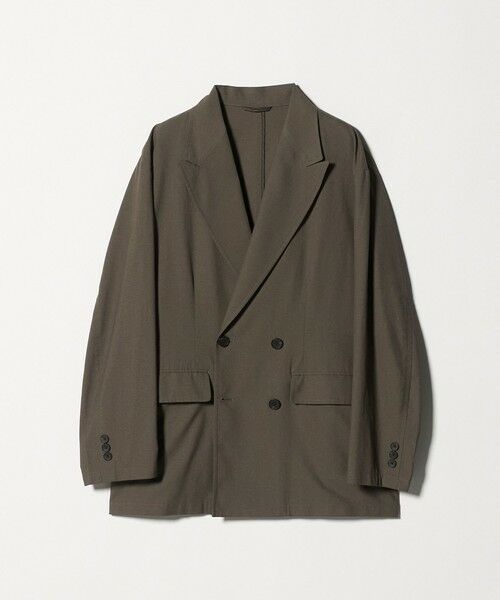green label relaxing / グリーンレーベル リラクシング テーラードジャケット | TR 和紙 ダブルブレスト ブレザー ジャケット（MOCA）
