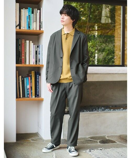 green label relaxing / グリーンレーベル リラクシング テーラードジャケット | Dot Air リラックス ジャケット -ストレッチ- | 詳細15