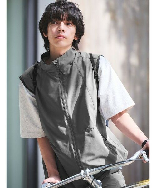 green label relaxing / グリーンレーベル リラクシング ベスト | 【別注】＜Marmot＞A2 ウィンド シェル ベスト -4WAYストレッチ・はっ水- | 詳細14