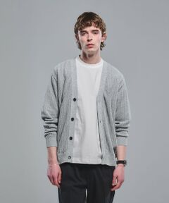 green label relaxing / グリーンレーベル リラクシング カーディガン・ボレロ | ミックス メランジ メッシュ カーディガン