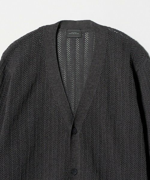 green label relaxing / グリーンレーベル リラクシング カーディガン・ボレロ | ミックス メランジ メッシュ カーディガン | 詳細3