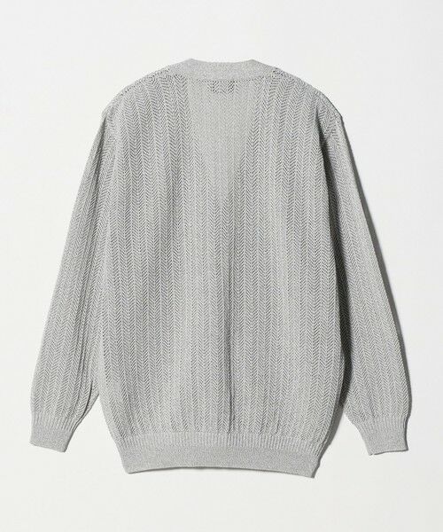 green label relaxing / グリーンレーベル リラクシング カーディガン・ボレロ | ミックス メランジ メッシュ カーディガン | 詳細7