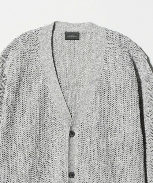 green label relaxing / グリーンレーベル リラクシング カーディガン・ボレロ | ミックス メランジ メッシュ カーディガン | 詳細8