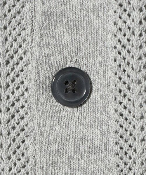green label relaxing / グリーンレーベル リラクシング カーディガン・ボレロ | ミックス メランジ メッシュ カーディガン | 詳細10