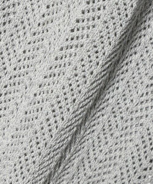 green label relaxing / グリーンレーベル リラクシング カーディガン・ボレロ | ミックス メランジ メッシュ カーディガン | 詳細11