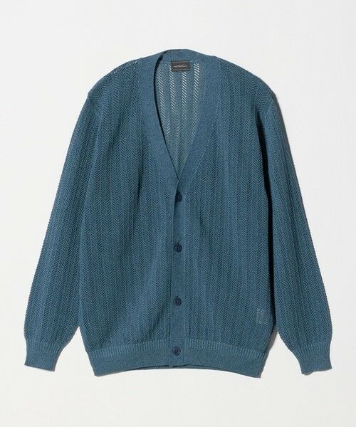 green label relaxing / グリーンレーベル リラクシング カーディガン・ボレロ | ミックス メランジ メッシュ カーディガン | 詳細25