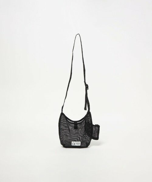 green label relaxing / グリーンレーベル リラクシング ショルダーバッグ | 【別注】＜Marmot＞メッシュ サコッシュ ショルダーバッグ（BLACK）