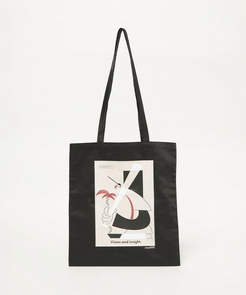 green label relaxing / グリーンレーベル リラクシング トートバッグ | 【別注】＜SoftBank HAWKS＞ アートプリントトートバッグ（BLACK）