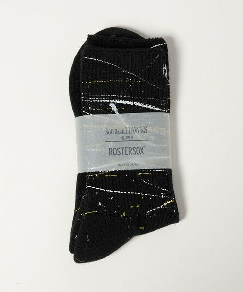 green label relaxing / グリーンレーベル リラクシング ソックス | 【別注】＜SoftBank HAWKS×ROSTER SOX×GLR＞ソックス 靴下 BLACK | 詳細4
