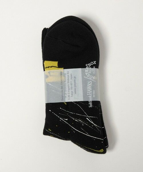 green label relaxing / グリーンレーベル リラクシング ソックス | 【別注】＜SoftBank HAWKS×ROSTER SOX×GLR＞ソックス 靴下 BLACK | 詳細5