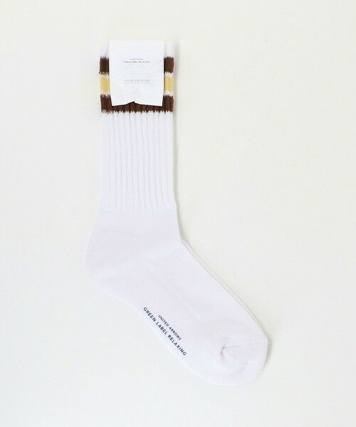 green label relaxing / グリーンレーベル リラクシング ソックス | GLR ルーズ ソックス（DK.BROWN）