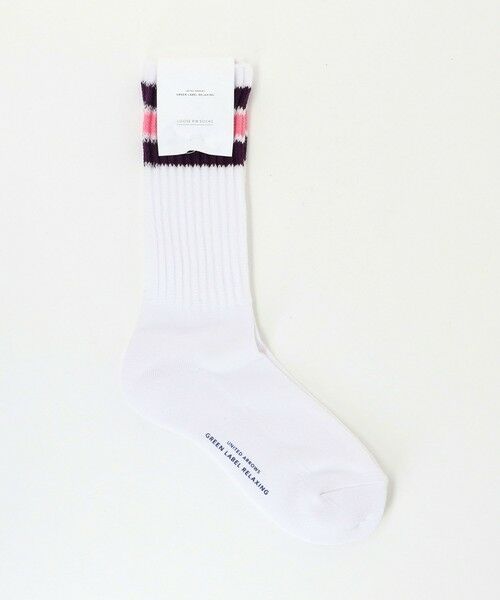 green label relaxing / グリーンレーベル リラクシング ソックス | GLR ルーズ ソックス（PURPLE）