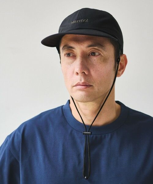 green label relaxing / グリーンレーベル リラクシング キャップ | 【別注】＜Marmot＞ロング ビル キャップ 帽子（BLACK）