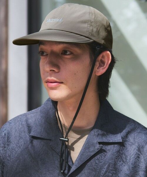 green label relaxing / グリーンレーベル リラクシング キャップ | 【別注】＜Marmot＞ロング ビル キャップ 帽子（DK.GRAY）