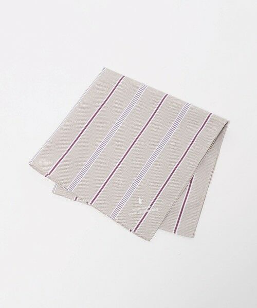 green label relaxing / グリーンレーベル リラクシング ハンカチ | GLR ファイン エンブロイダリー 刺しゅう ハンカチ（BEIGE）