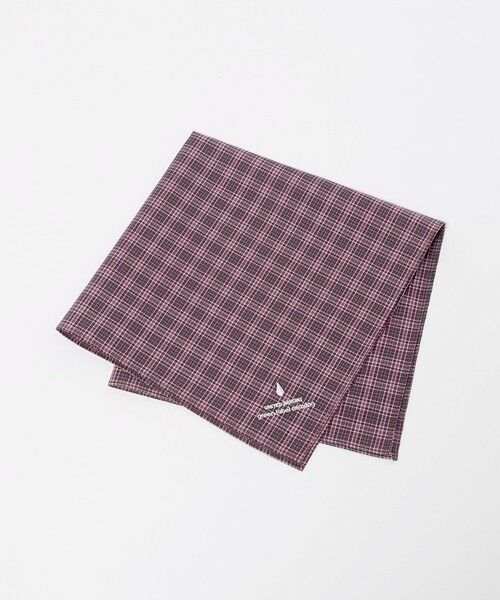 green label relaxing / グリーンレーベル リラクシング ハンカチ | GLR ファイン エンブロイダリー 刺しゅう ハンカチ（RED）