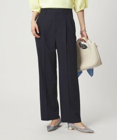 green label relaxing / グリーンレーベル リラクシング スラックス・ドレスパンツ | ［size SHORTあり］ライト カチリラ ストレート パンツ