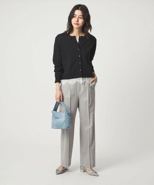 green label relaxing / グリーンレーベル リラクシング スラックス・ドレスパンツ | ［size SHORTあり］ライト カチリラ ストレート パンツ | 詳細5