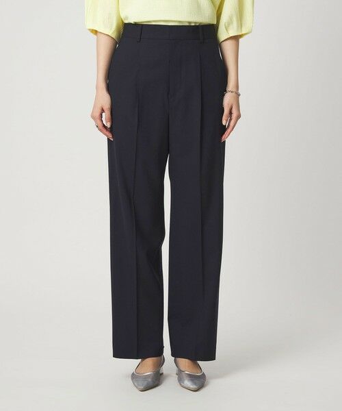 green label relaxing / グリーンレーベル リラクシング スラックス・ドレスパンツ | ［size SHORTあり］ライト カチリラ ストレート パンツ | 詳細14