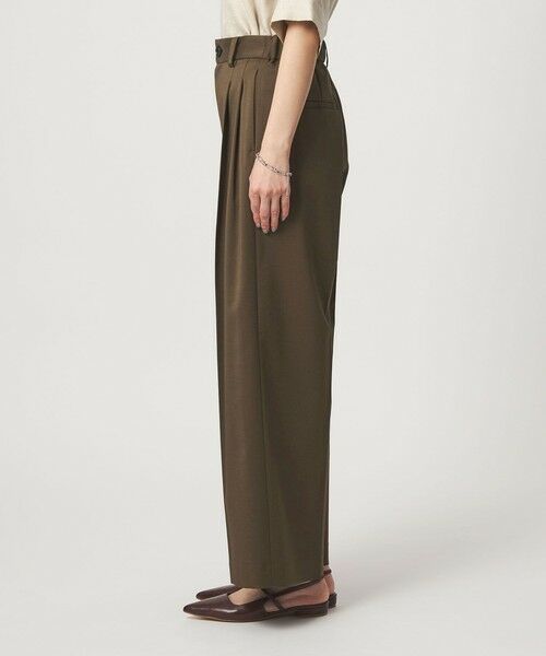 green label relaxing / グリーンレーベル リラクシング スラックス・ドレスパンツ | ［size SHORT/TALLあり］ツイル イージー ワイド パンツ | 詳細16