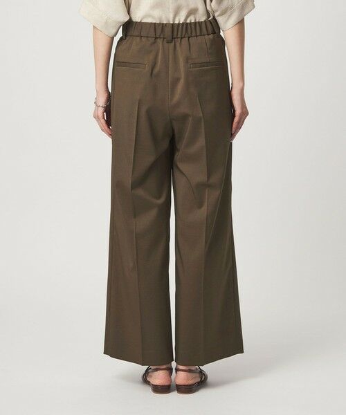 green label relaxing / グリーンレーベル リラクシング スラックス・ドレスパンツ | ［size SHORT/TALLあり］ツイル イージー ワイド パンツ | 詳細17