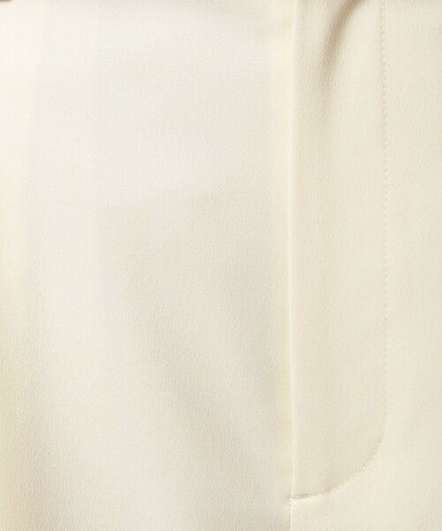 green label relaxing / グリーンレーベル リラクシング スラックス・ドレスパンツ | ［size SHORT/TALLあり］ツイル イージー ワイド パンツ オフホワイト | 詳細14