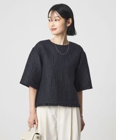 green label relaxing / グリーンレーベル リラクシング シャツ・ブラウス | ラティス ツイードライク プルオーバー