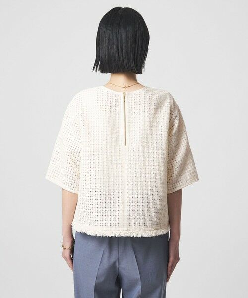 green label relaxing / グリーンレーベル リラクシング シャツ・ブラウス | ラティス ツイードライク プルオーバー | 詳細7